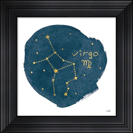 Framed Horoscope Virgo Print