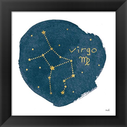 Framed Horoscope Virgo Print