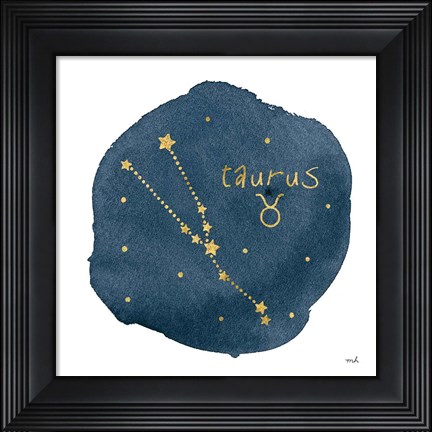 Framed Horoscope Taurus Print