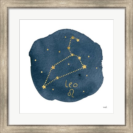 Framed Horoscope Leo Print