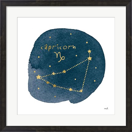 Framed Horoscope Capricorn Print