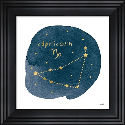 Framed Horoscope Capricorn Print
