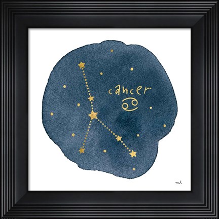 Framed Horoscope Cancer Print