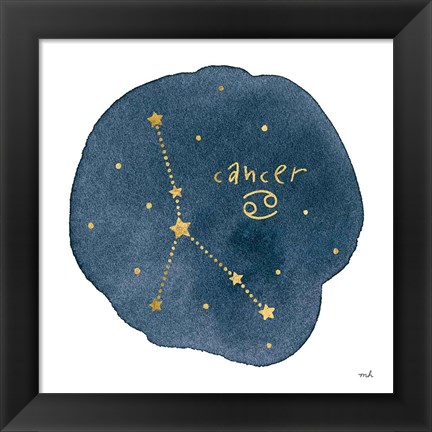 Framed Horoscope Cancer Print