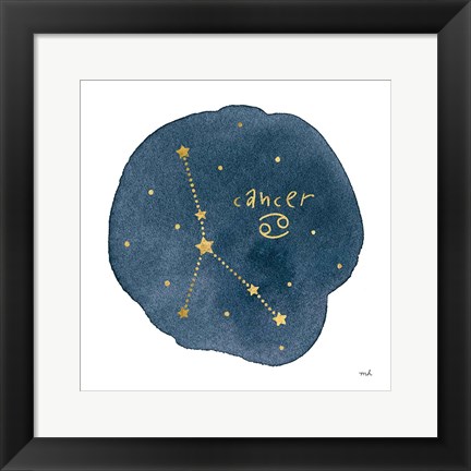 Framed Horoscope Cancer Print