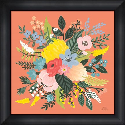 Framed Wild Garden VIII Print