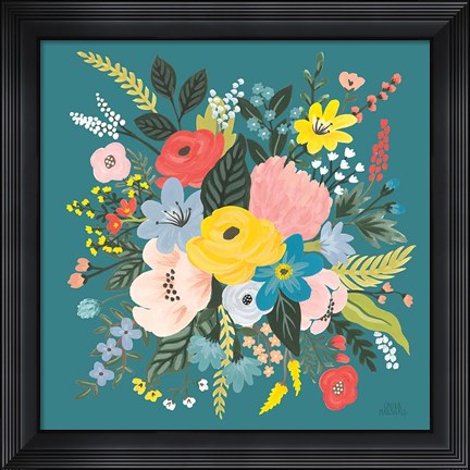 Framed Wild Garden VII Print