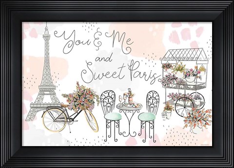 Framed Sweet Paris I Print