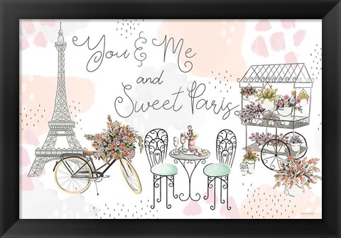 Framed Sweet Paris I Print