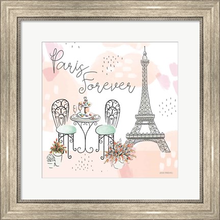 Framed Sweet Paris III Print