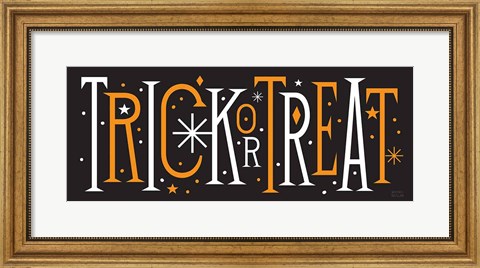 Framed Festive Fright Trick or Treat III Print