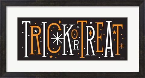 Framed Festive Fright Trick or Treat III Print
