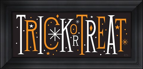 Framed Festive Fright Trick or Treat III Print