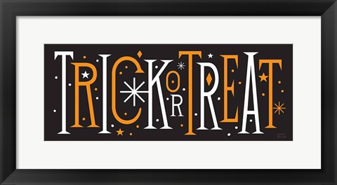 Framed Festive Fright Trick or Treat III Print