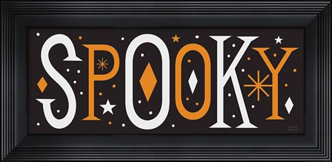 Framed Festive Fright Spooky Print