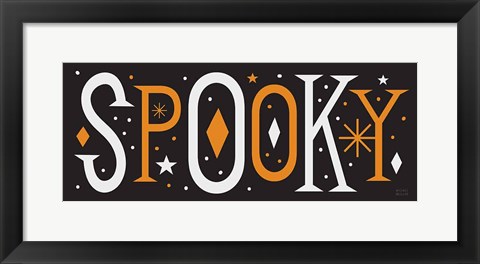 Framed Festive Fright Spooky Print