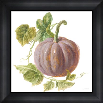 Framed Floursack Autumn VII on White Print
