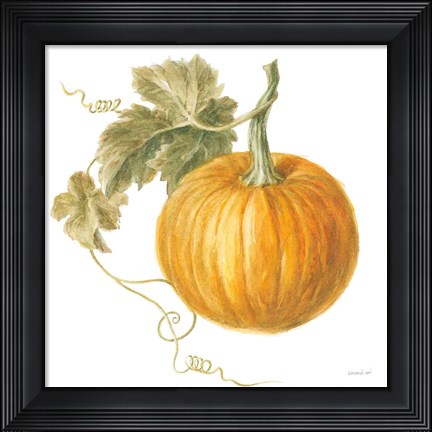 Framed Floursack Autumn VI on White Print
