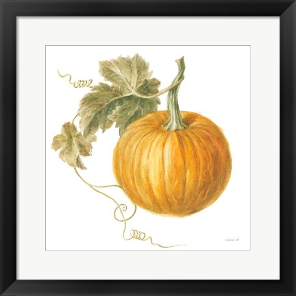 Framed Floursack Autumn VI on White Print