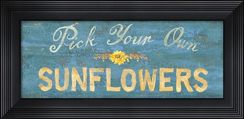 Framed Floursack Autumn X Print