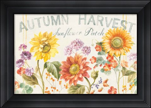 Framed Floursack Autumn IX Print