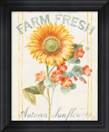Framed Floursack Autumn IV Print