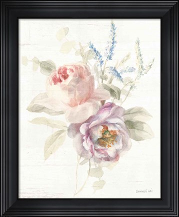 Framed Cottage Garden V Print