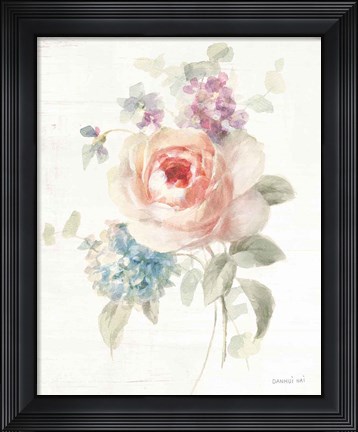 Framed Cottage Garden III Print