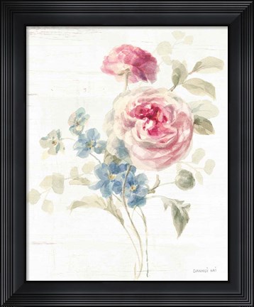 Framed Cottage Garden II Print