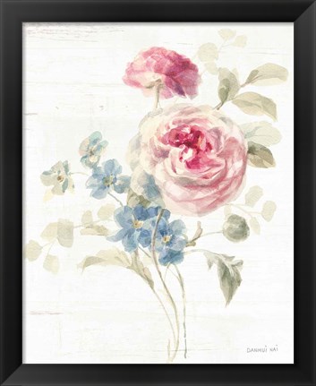 Framed Cottage Garden II Print