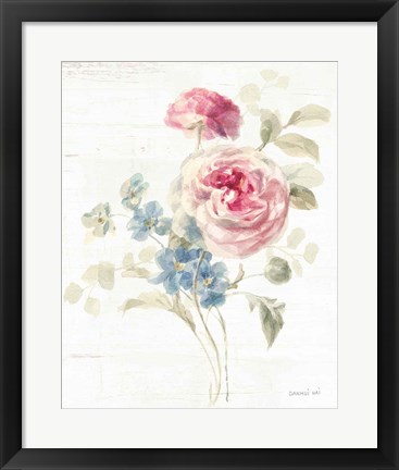 Framed Cottage Garden II Print