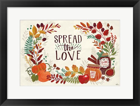 Framed Spread the Love I Print