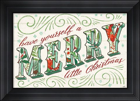Framed Holiday Joy I Print