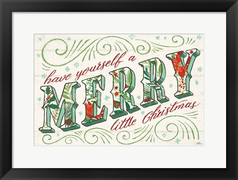 Framed Holiday Joy I Print