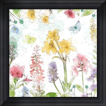 Framed Spring Splash III Print