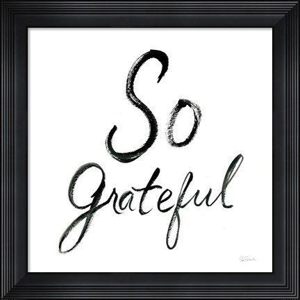 Framed So Grateful Print