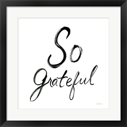 Framed So Grateful Print