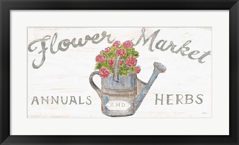 Framed White Barn Signs I Print