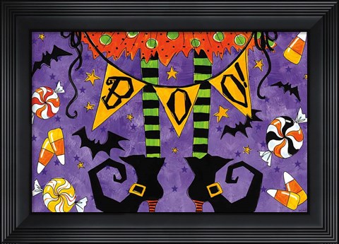 Framed Spooky Fun III Print