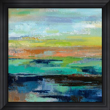 Framed Delmar Sunset III Print