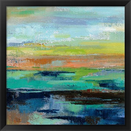 Framed Delmar Sunset III Print