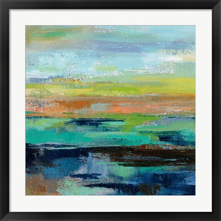 Framed Delmar Sunset III Print