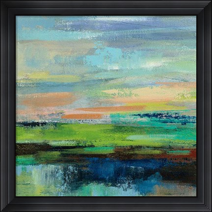 Framed Delmar Sunset II Print