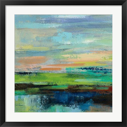 Framed Delmar Sunset II Print