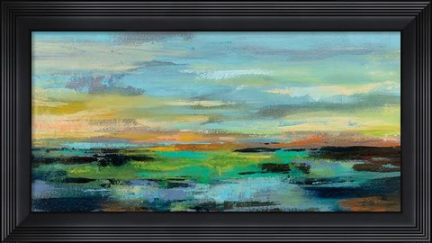 Framed Delmar Sunset I Print