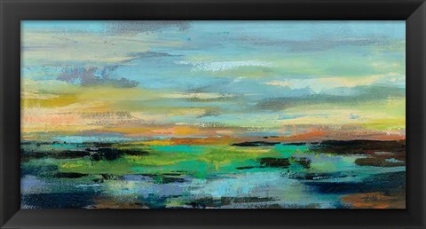 Framed Delmar Sunset I Print