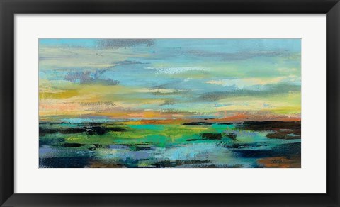 Framed Delmar Sunset I Print