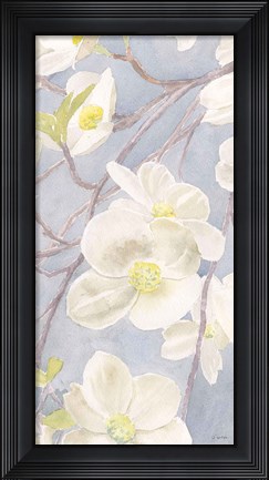 Framed Breezy Blossoms II Print