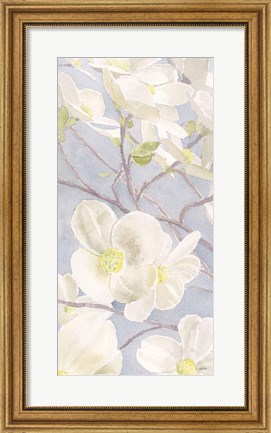 Framed Breezy Blossoms I Print