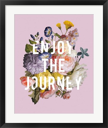 Framed Floral Sentiment II Crop Print